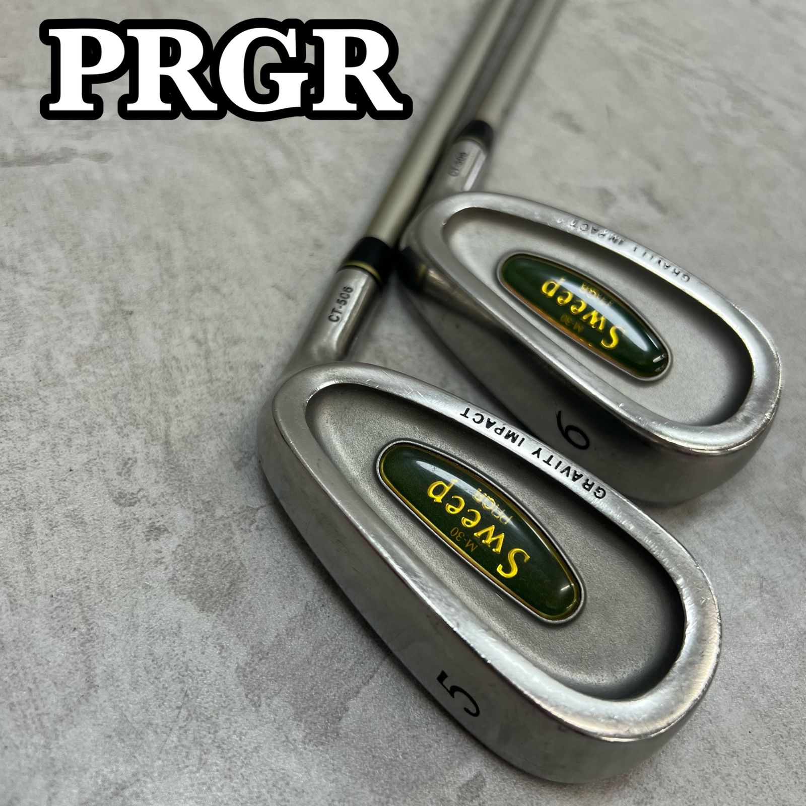 PRGR プロギア SWEEP スイープ レディースゴルフ 5番 6番 アイアン 2本 
