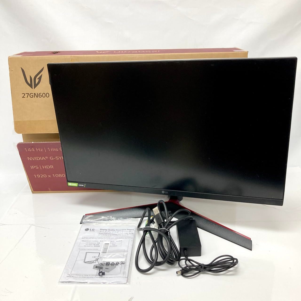 LG 27GN600-B ゲーミングモニター 27インチ 中古 - メルカリ