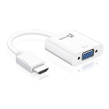 【中古】「未使用品」j5create HDMI to VGA ディスプレイ 変換アダプタ オーディオ出力対応 モニタ接続 解像度1920x1200 (WUXGA) 60Hz バスパワー/セルフパワー両対応