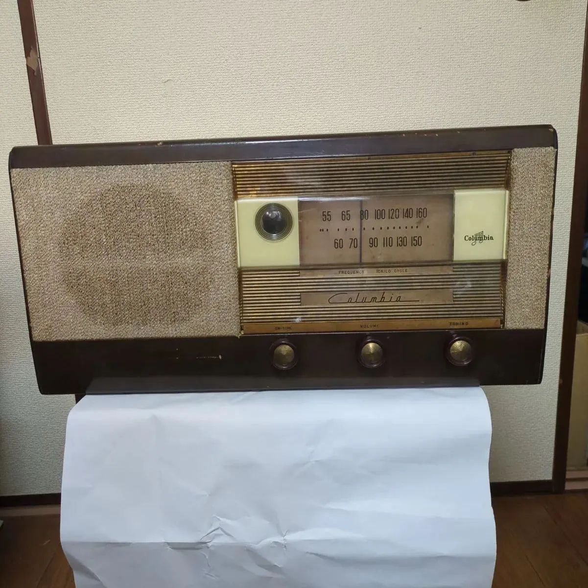 ♧ コロンビア/ラジオ ♧【 真空管式 / R−624型 】『 昭和製の実働 