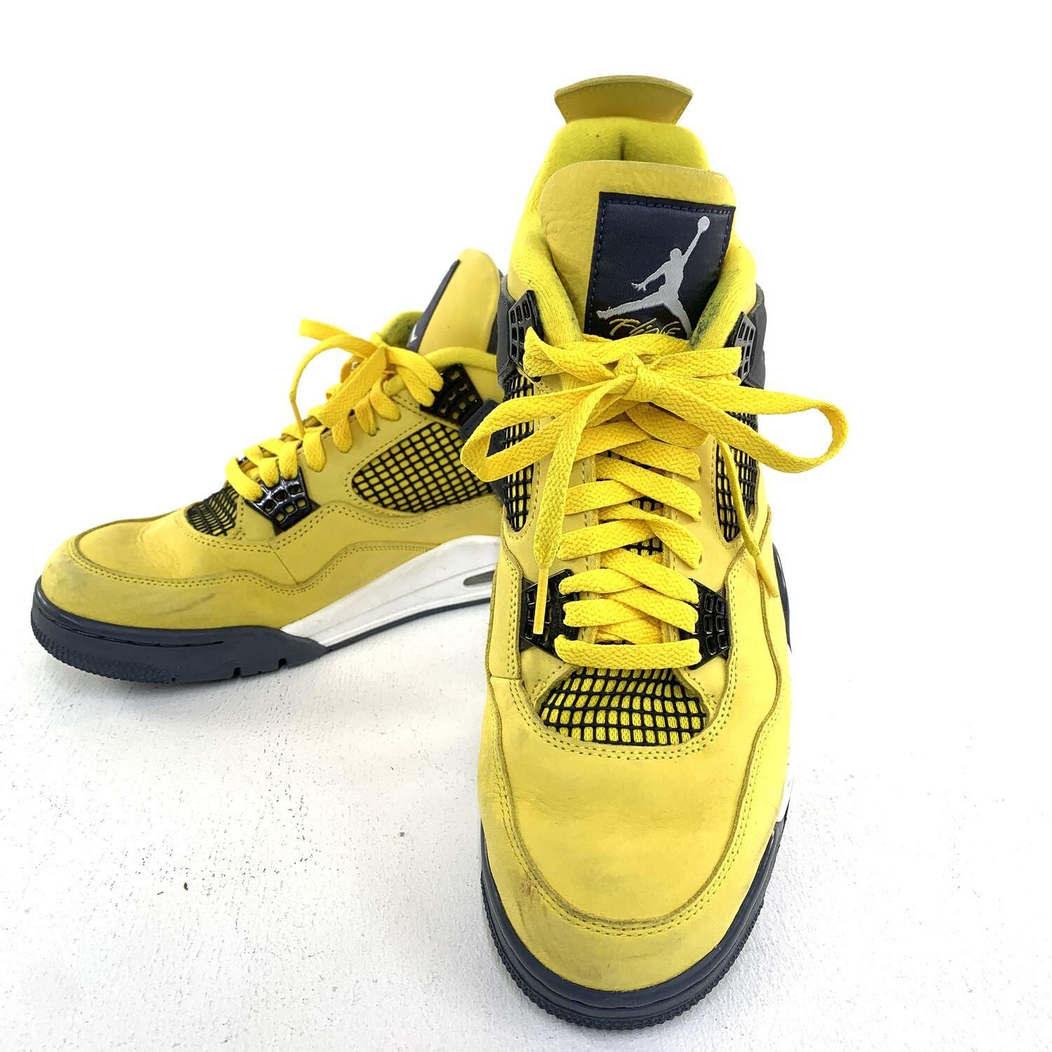☆加古川物流】中古 nike air jordan 4 ”tour yellow