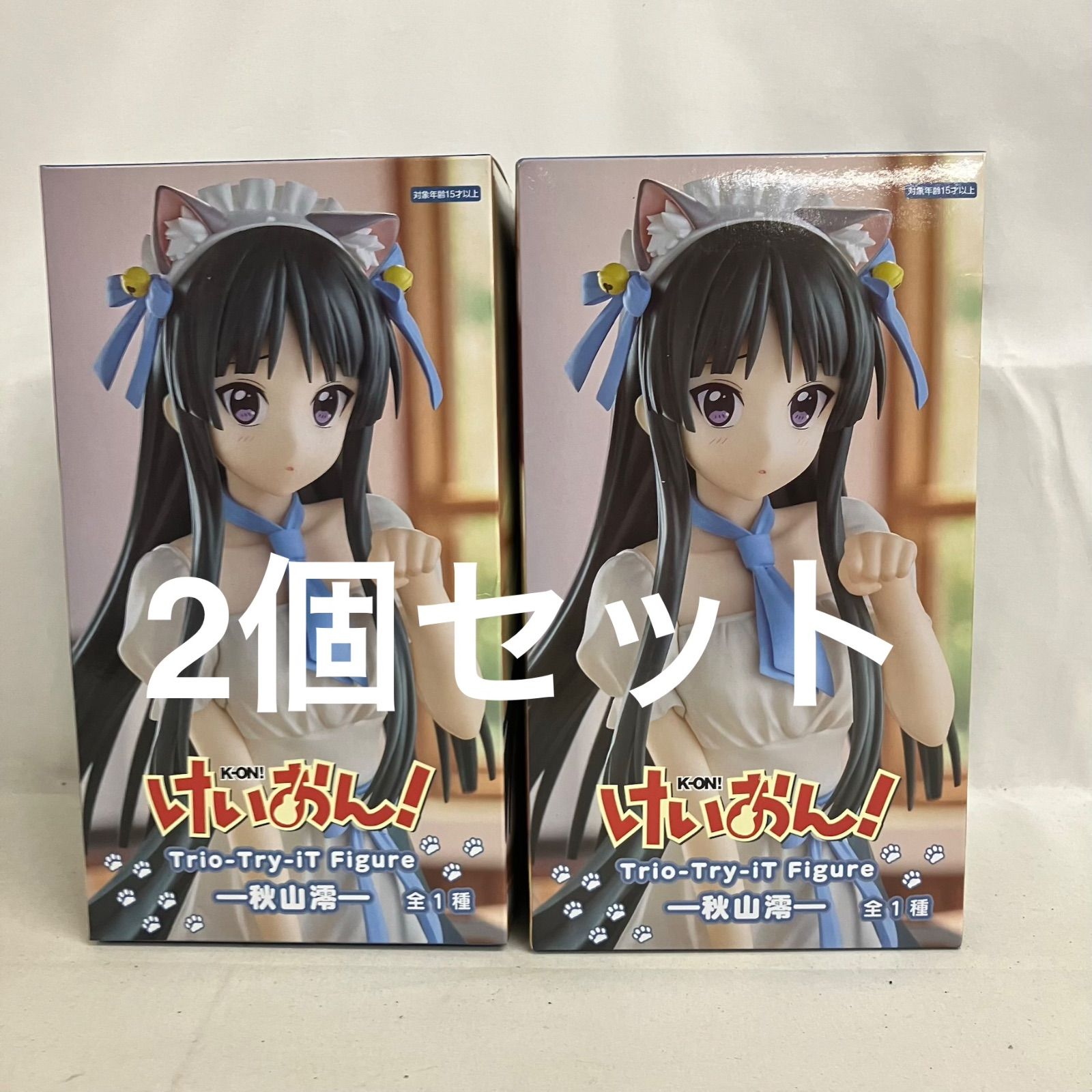 未開封 けいおん Trio-Try-iT Figure 秋山澪 フィギュア 2個セット