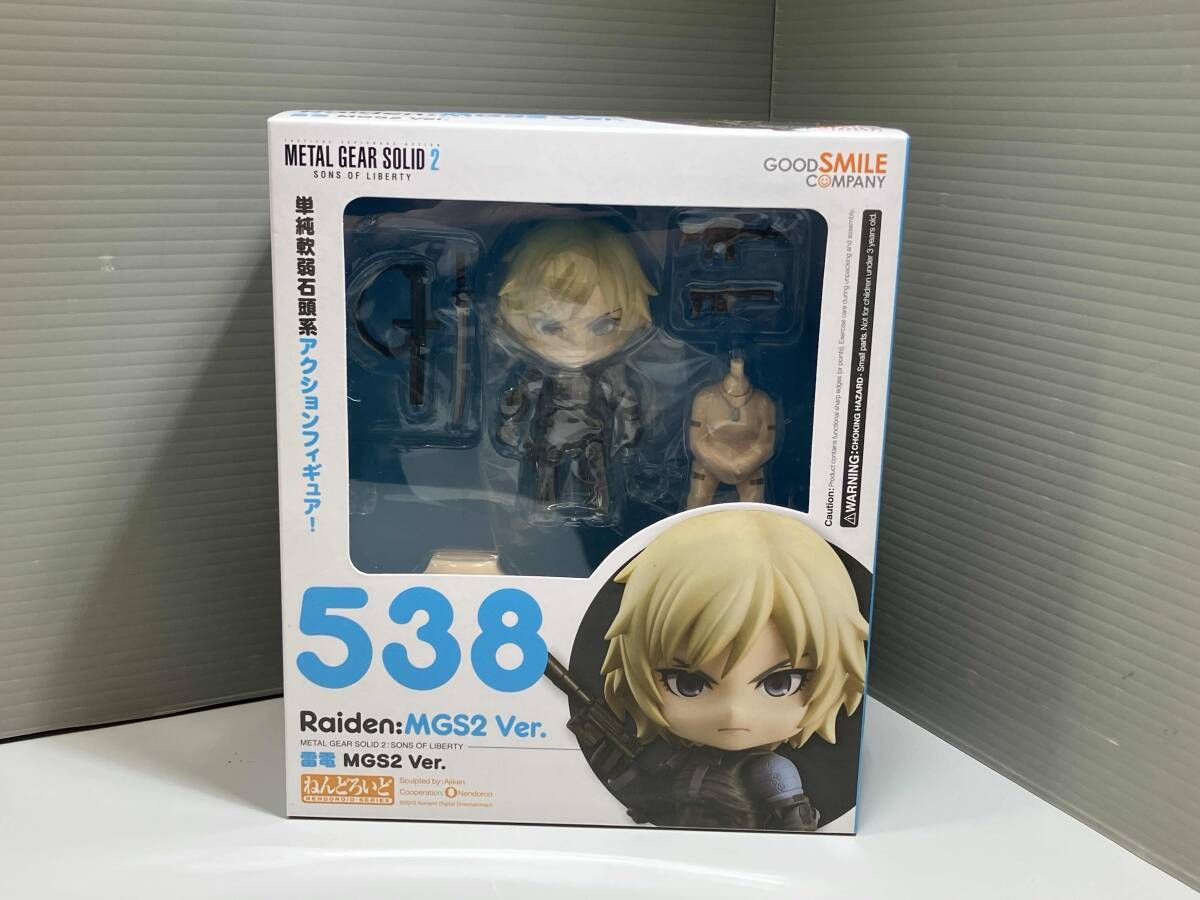 未開封品 ねんどろいど 538 METAL GEAR SOLID2 雷電 MGS2Ver. メタル 