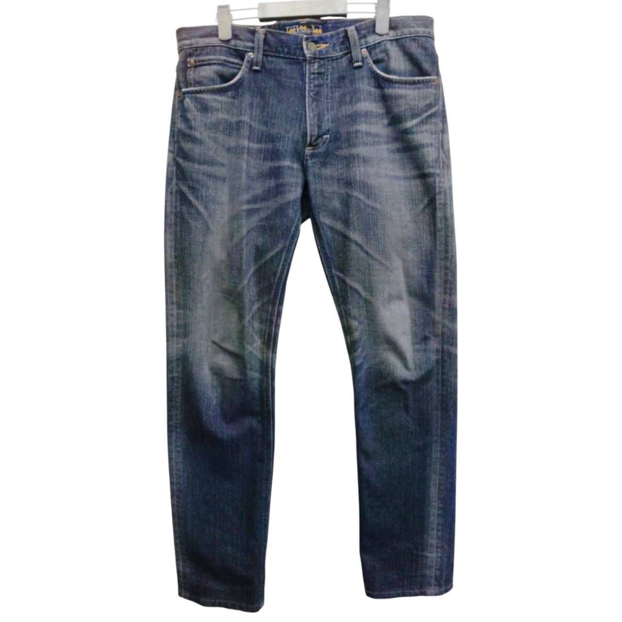 【激レア】LEE×WAREHOUSE デニム33 Lee リー RIDERS デニムパンツ 33 ストレート 日本製 JPNモデル 濃紺
