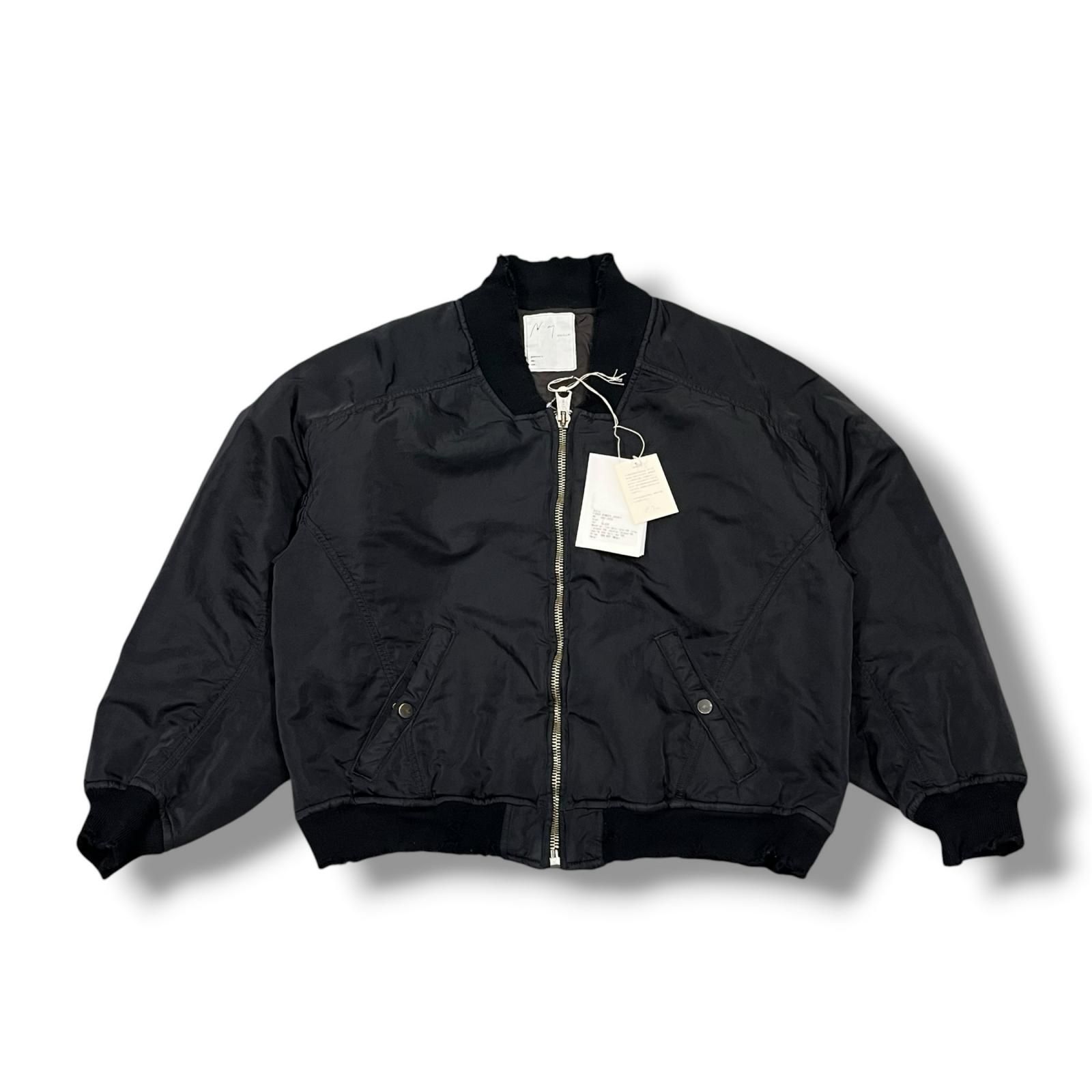 参考上代86900円 ANCELLM 25AW FADED BOMBER JACKET フェードボンバー 