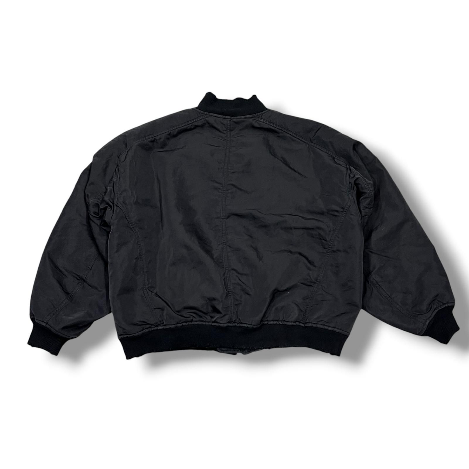 参考上代86900円 ANCELLM 25AW FADED BOMBER JACKET フェードボンバー 