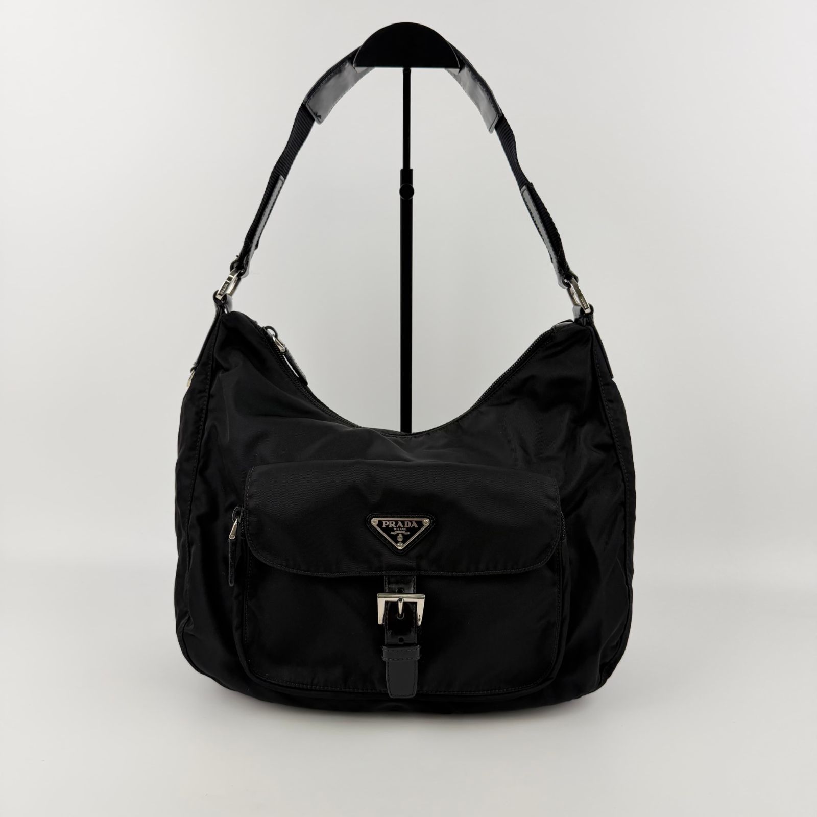 PRADA プラダバック 黒 ヴィンテージ レディース ブラック プラダ