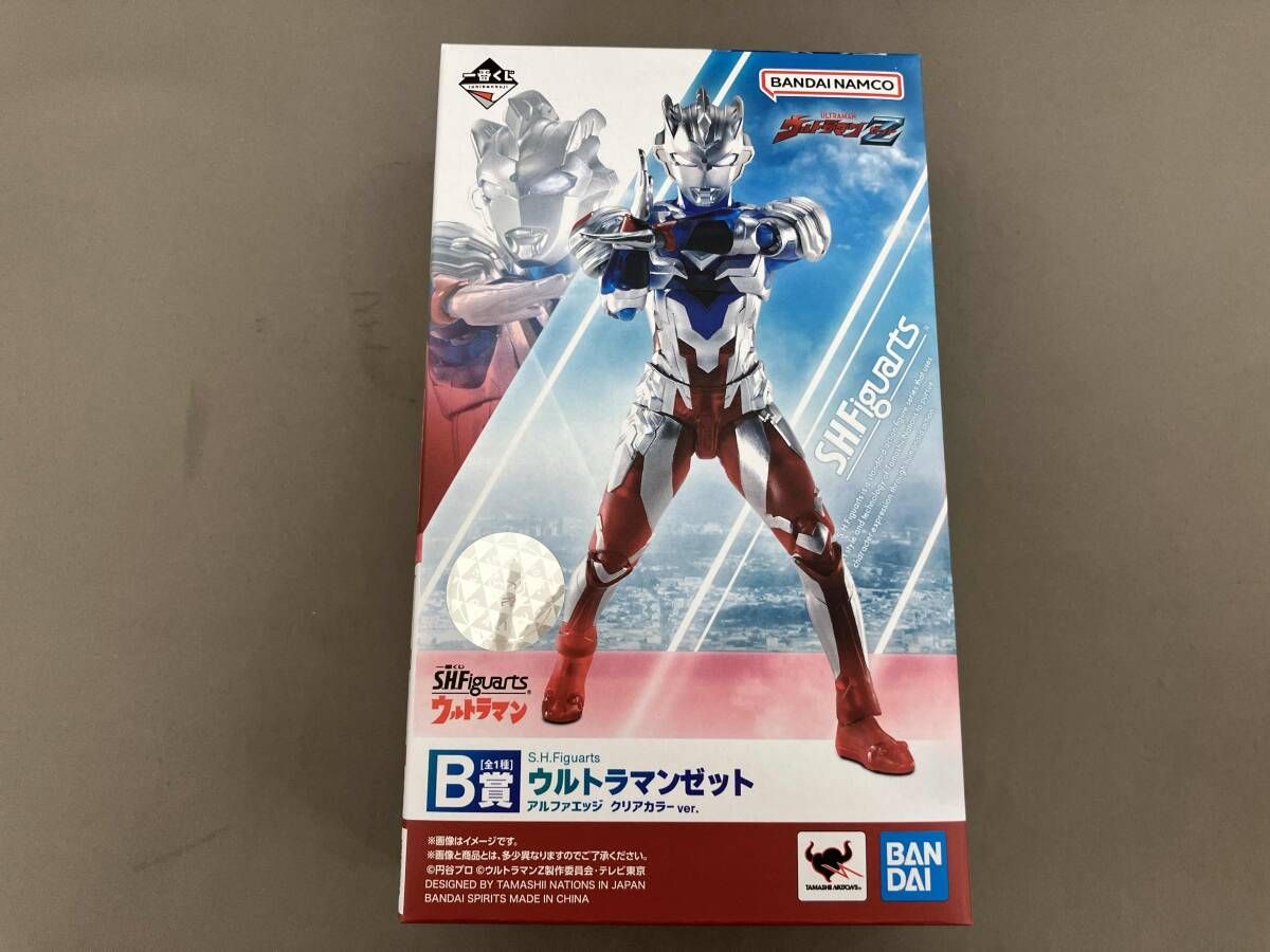 未開封品 B賞 ウルトラマンゼット アルファエッジ クリアカラｰver