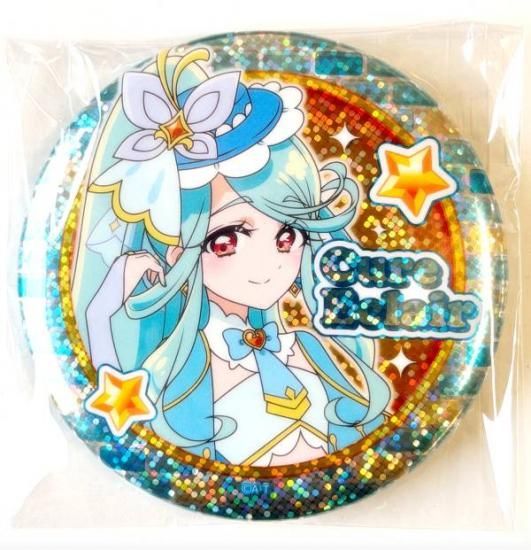 キュアエクレール】 名探偵プリキュア BIGホログラム缶バッジ