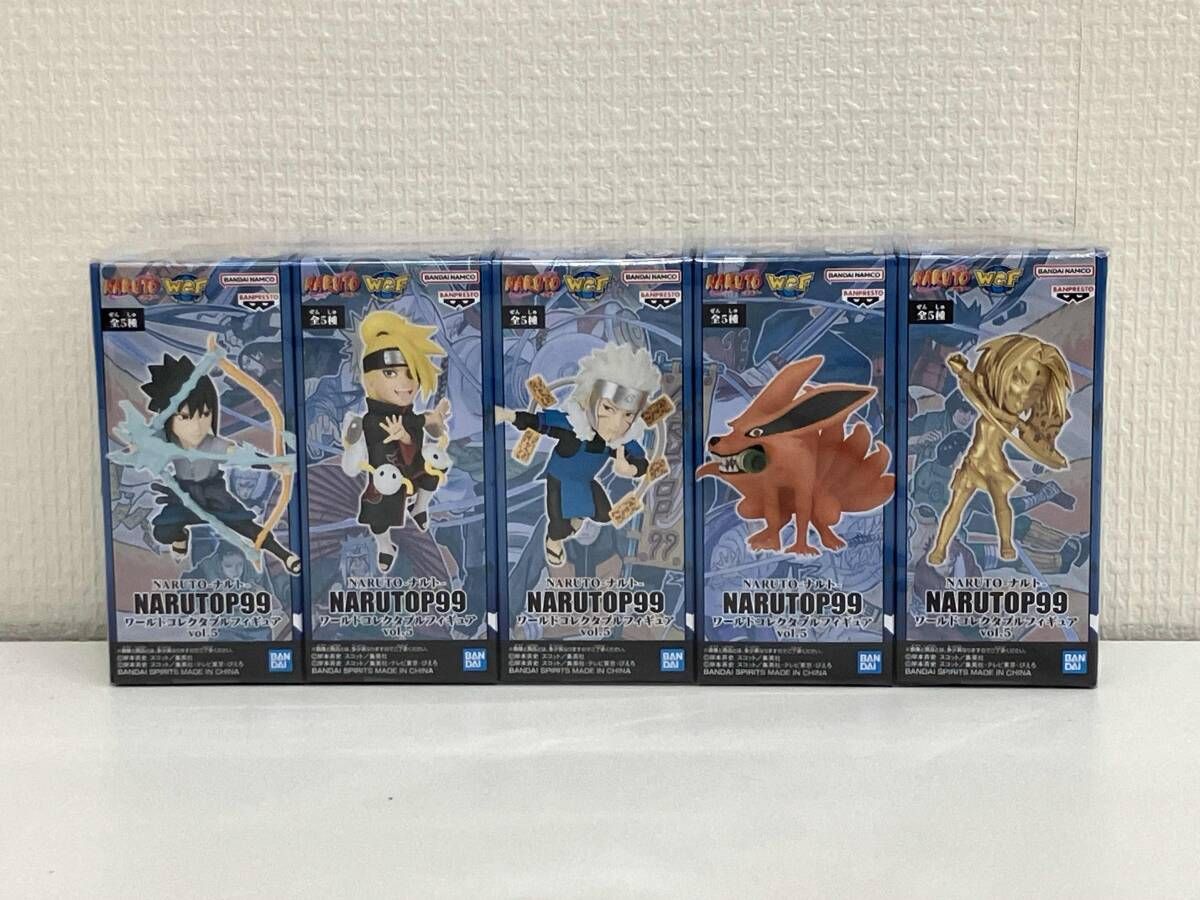 SALE，安い [全5種セット]バンプレスト NARUTO-ナルト- NARUTOP99