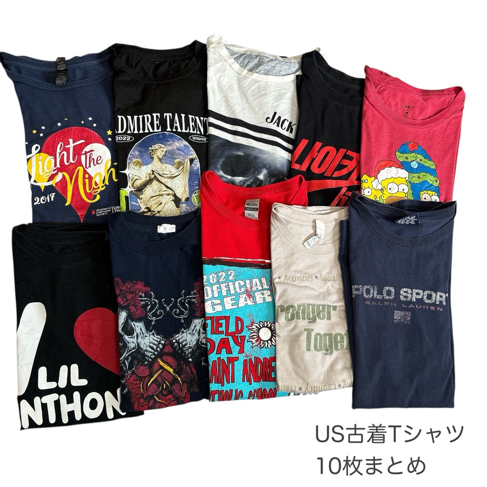 USED】US 古着 Tシャツ 10枚セット＋1枚おまけ 計11枚 まとめ売り 