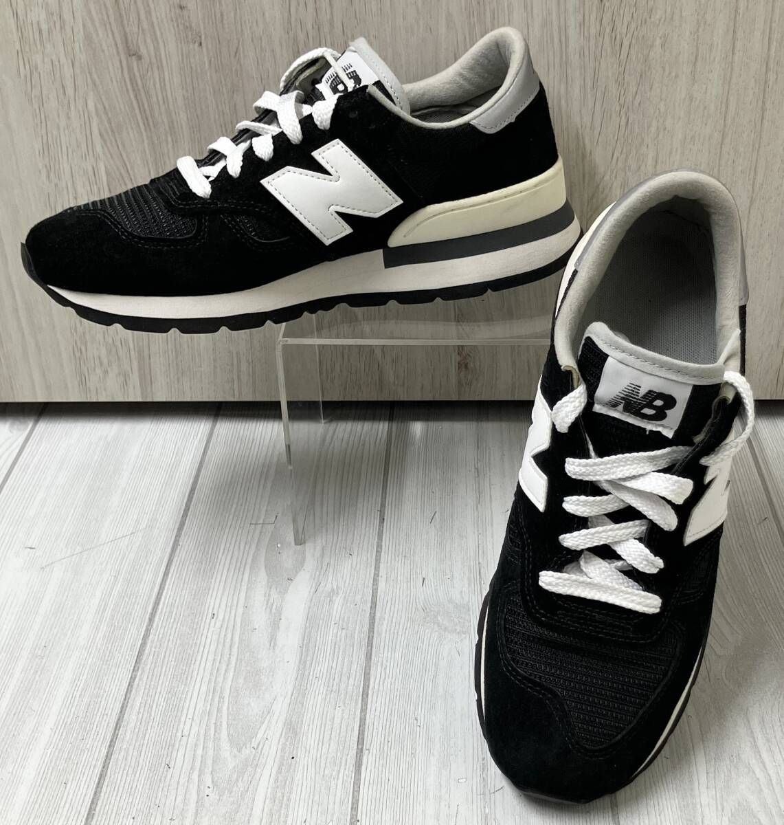 New Balance M990BK1 New Balance Sneakers 26.0cm US8 UK7.5 Black White