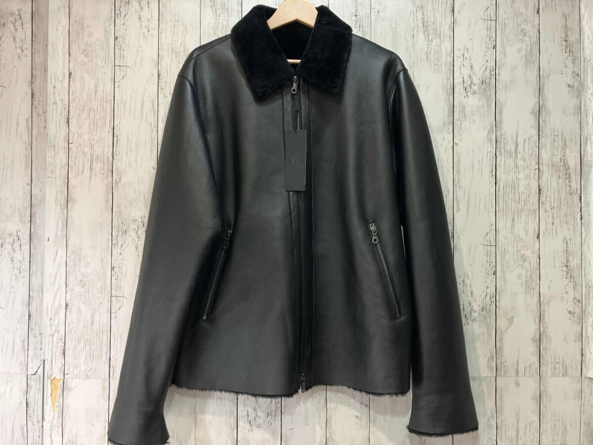 JOSEPH HOMME/ジョゼフオム 本革 羊革 レザー テーラード ジャケット 