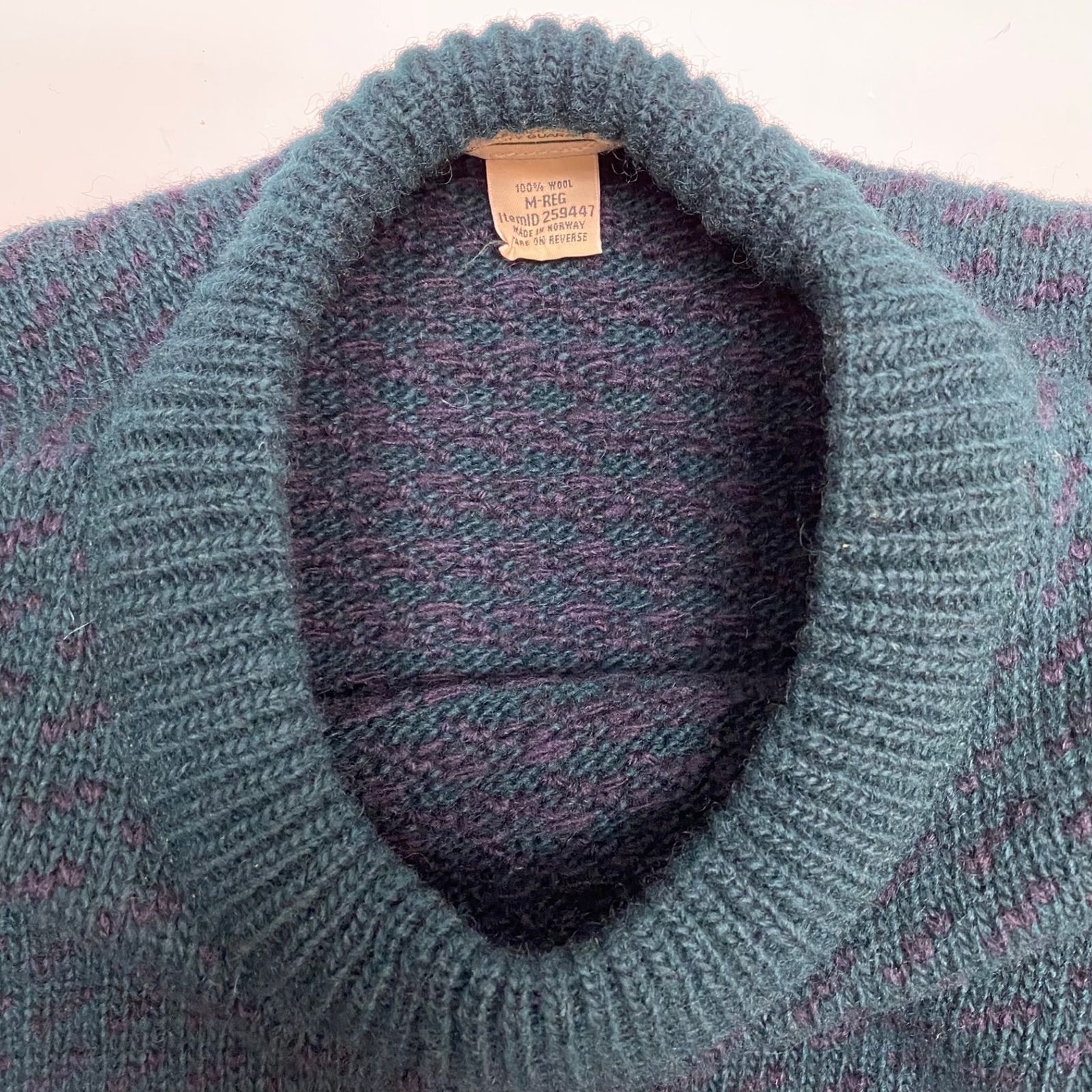 エルエルビーン L.L.Bean バーズアイニット ノルウェー製 259447 