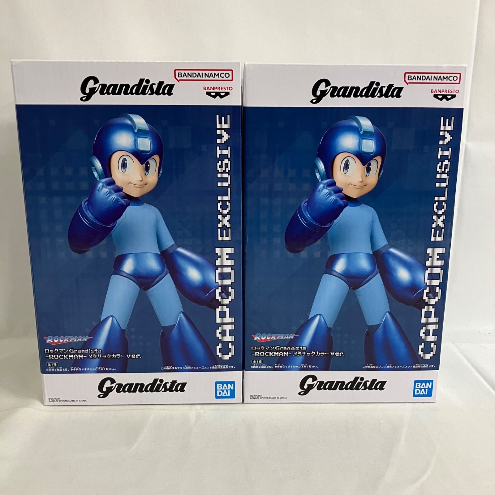 未開封 ロックマン Grandista ROCKMAN メタリックカラー フィギュア 2 