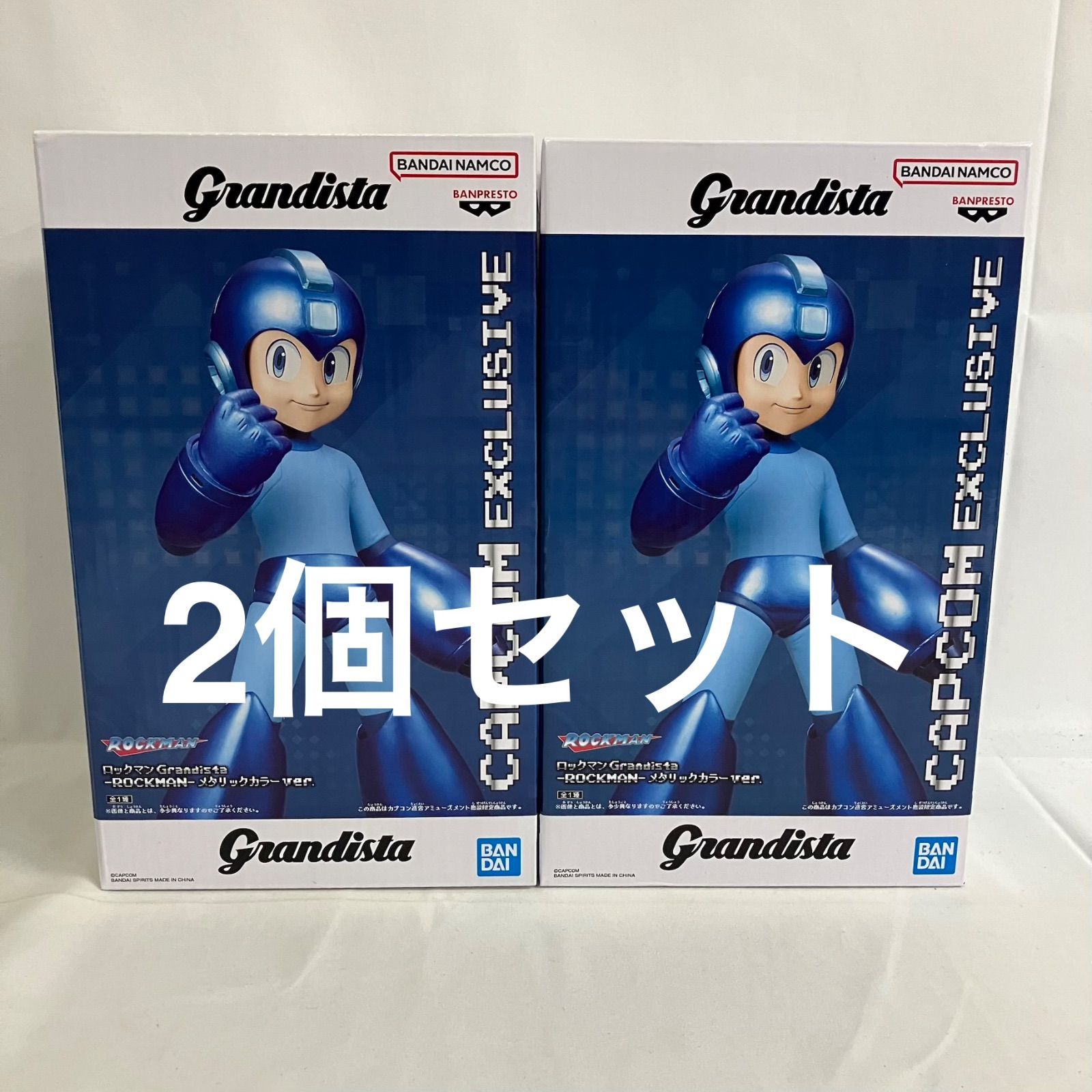 未開封 ロックマン Grandista ROCKMAN メタリックカラー フィギュア 2 