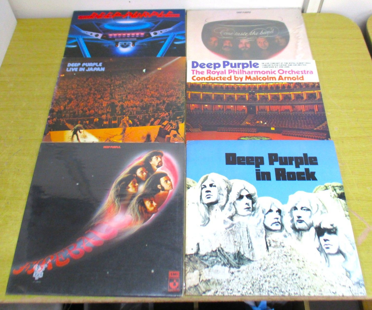 B114 DEEP PURPLE LPレコード 6枚セット SHVL793 P-6505W P-10559W 