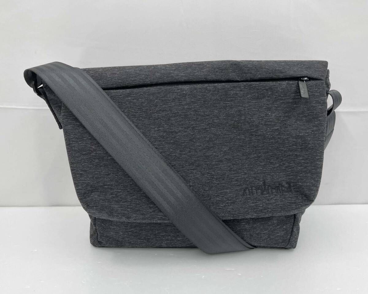 MANHATTAN PORTAGE BLACK LABEL マンハッタンポーテージ ブラックレーベル メッセンジャーバッグ MP1679OXFBL ダークグレー 通年