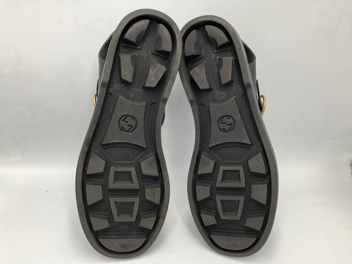 GUCCI ラバーグルカサンダル／タイガーヘッドGG金具 グッチ - メルカリ