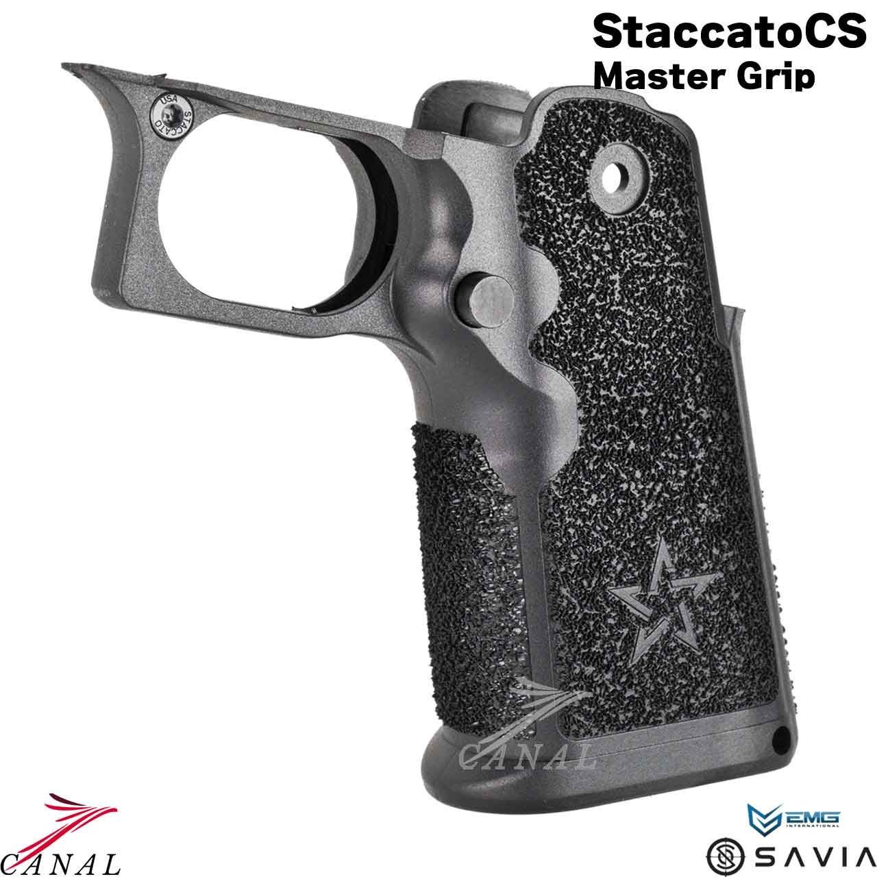 EMG STACCATO CS Master Grip マスターグリップ ブラック マルイ ハイキャパ SAVIA NOVA Detonator Anvil
