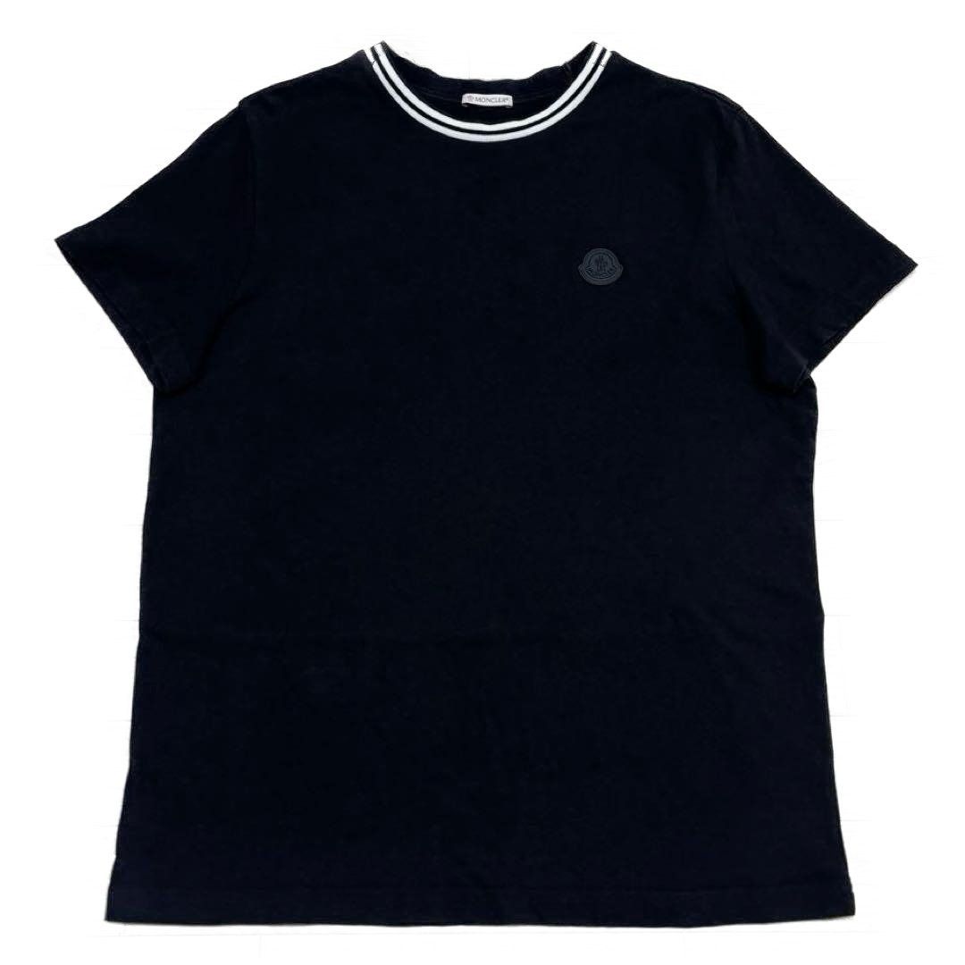 モンクレール ブラックワッペン 黒Tシャツ XL 国内正規品 5S274 - メルカリ