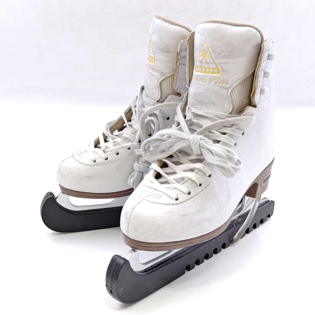 JACKSON ジャクソン Artiste Plus アーティストプラスセット ユース Ultima ウルティマ 8 1/4 フィギュア スケート靴 サイズ2 (20cm) ホワイト 教室 初級 中級 上級者