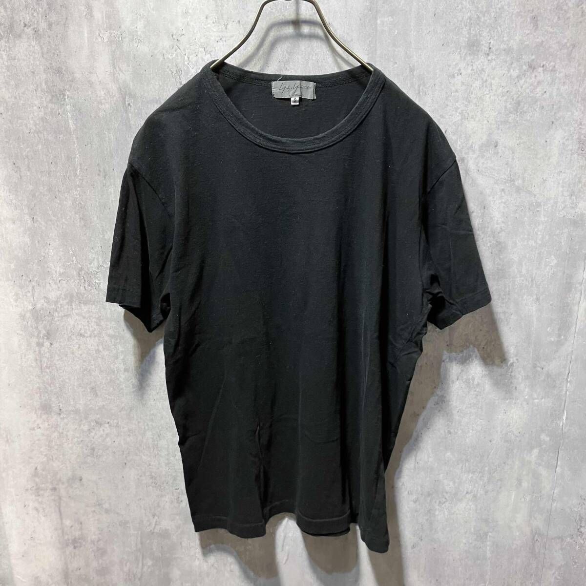 00s YOHJI YAMAMOTO POUR HOMME コットンクルーネックカットソー T 