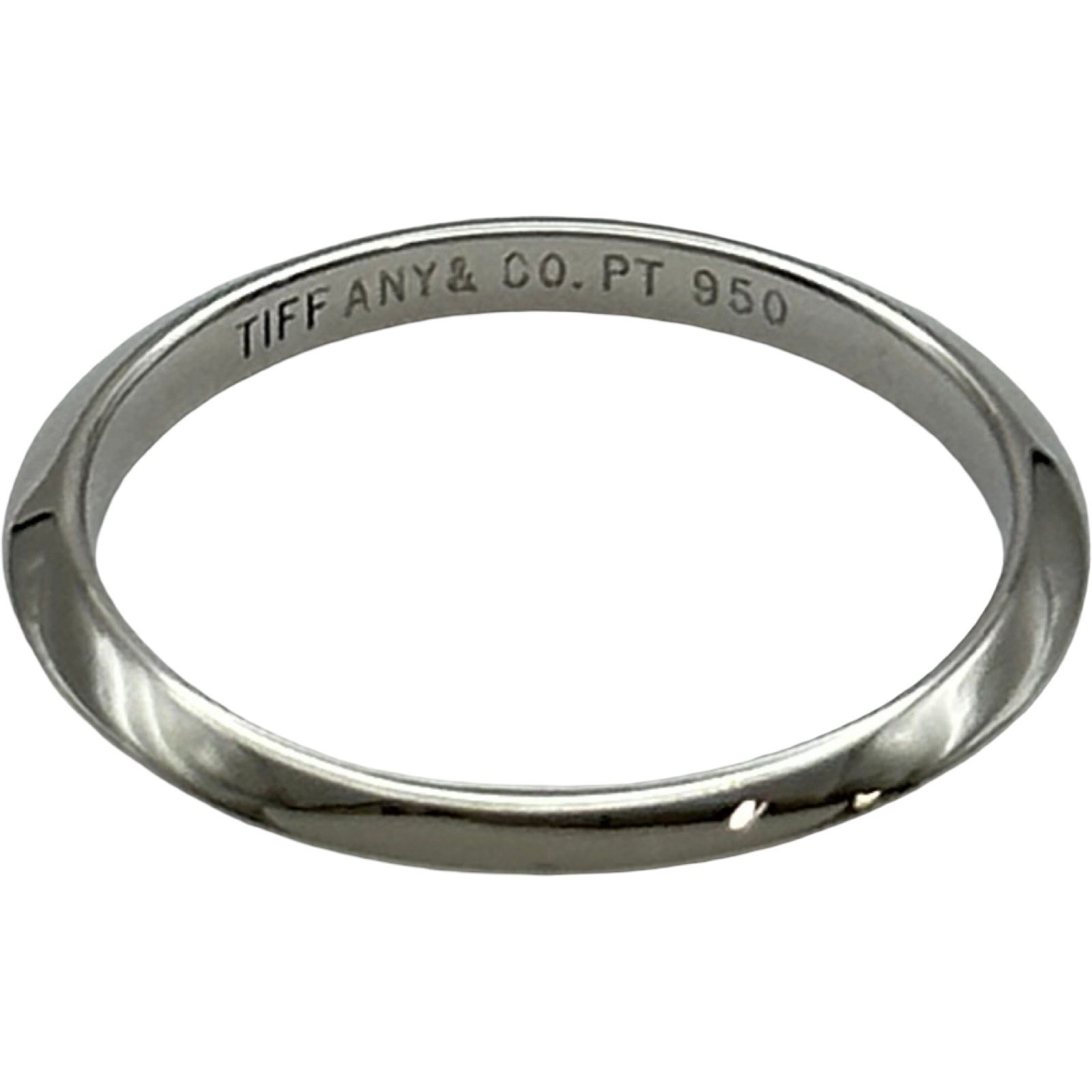 ティファニー TIFFANY&CO ナイフエッジリング プラチナ Pt950 ティファニー TIFFANY&CO ナイフエッジリング プラチナ Pt950