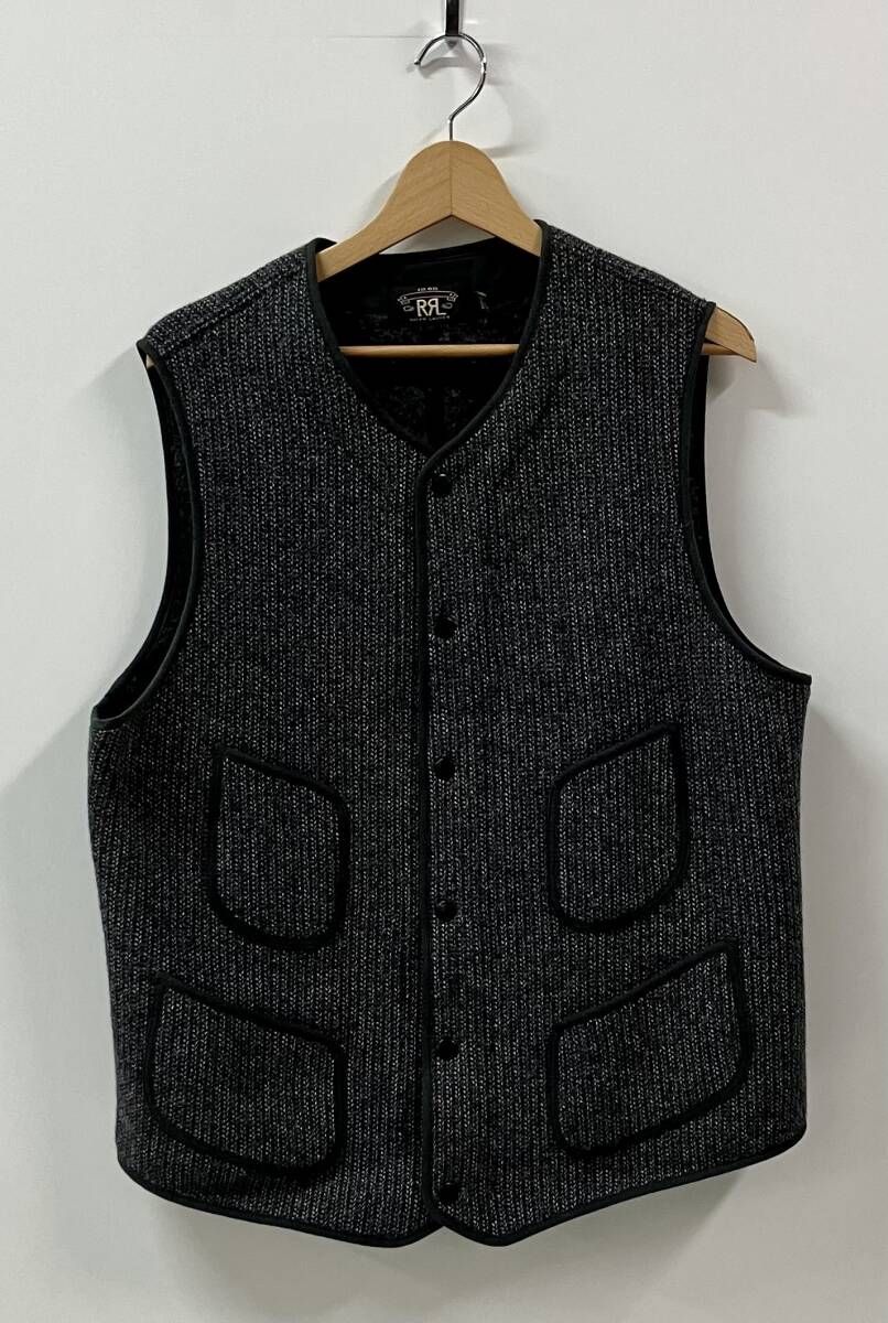 RRL ダブルアールエル　ビーチクロスベスト. サイズL RRL RALPH LAUREN ダブルアールエル ラルフローレン ベスト