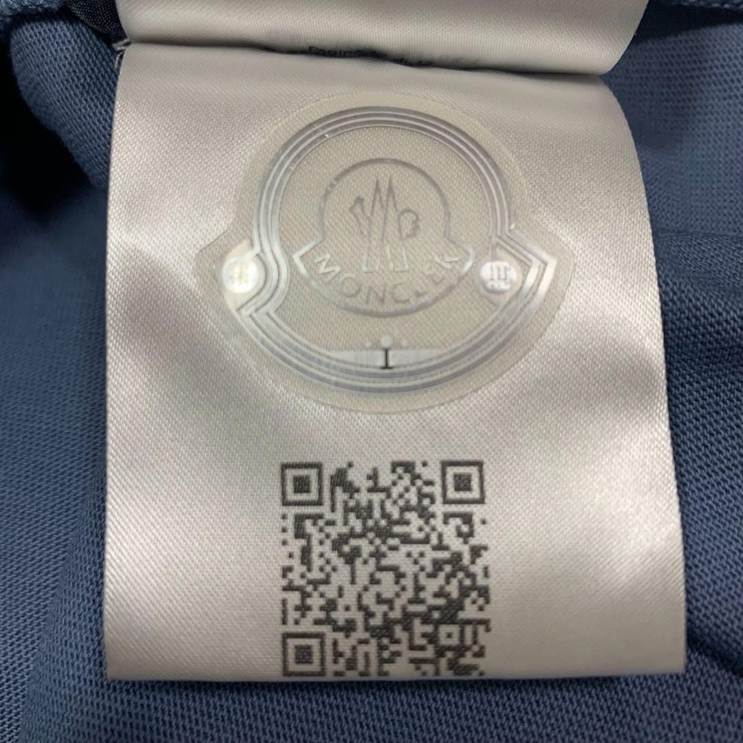 モンクレール プリントロゴ ブルー L 青ワッペンTシャツ 5S277 - メルカリ