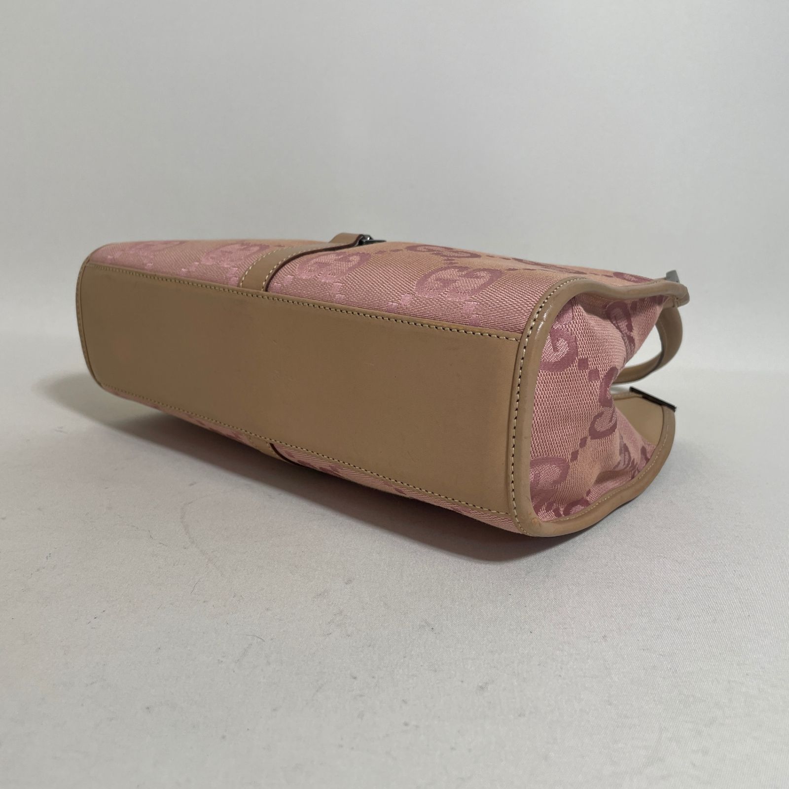 2603-163｜専用｜グッチ ジャッキーライン GGキャンバス ハンドバッグ 2603-163｜グッチ ジャッキーライン GGキャンバス ハンドバッグ ピンク