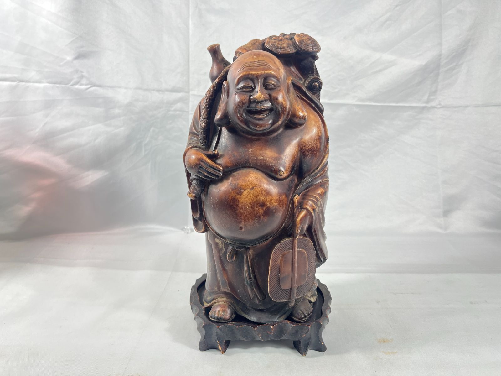 七福神　布袋様　置物　オブジェ　インテリア　神様　石　昭和レトロ　昭和　レトロ