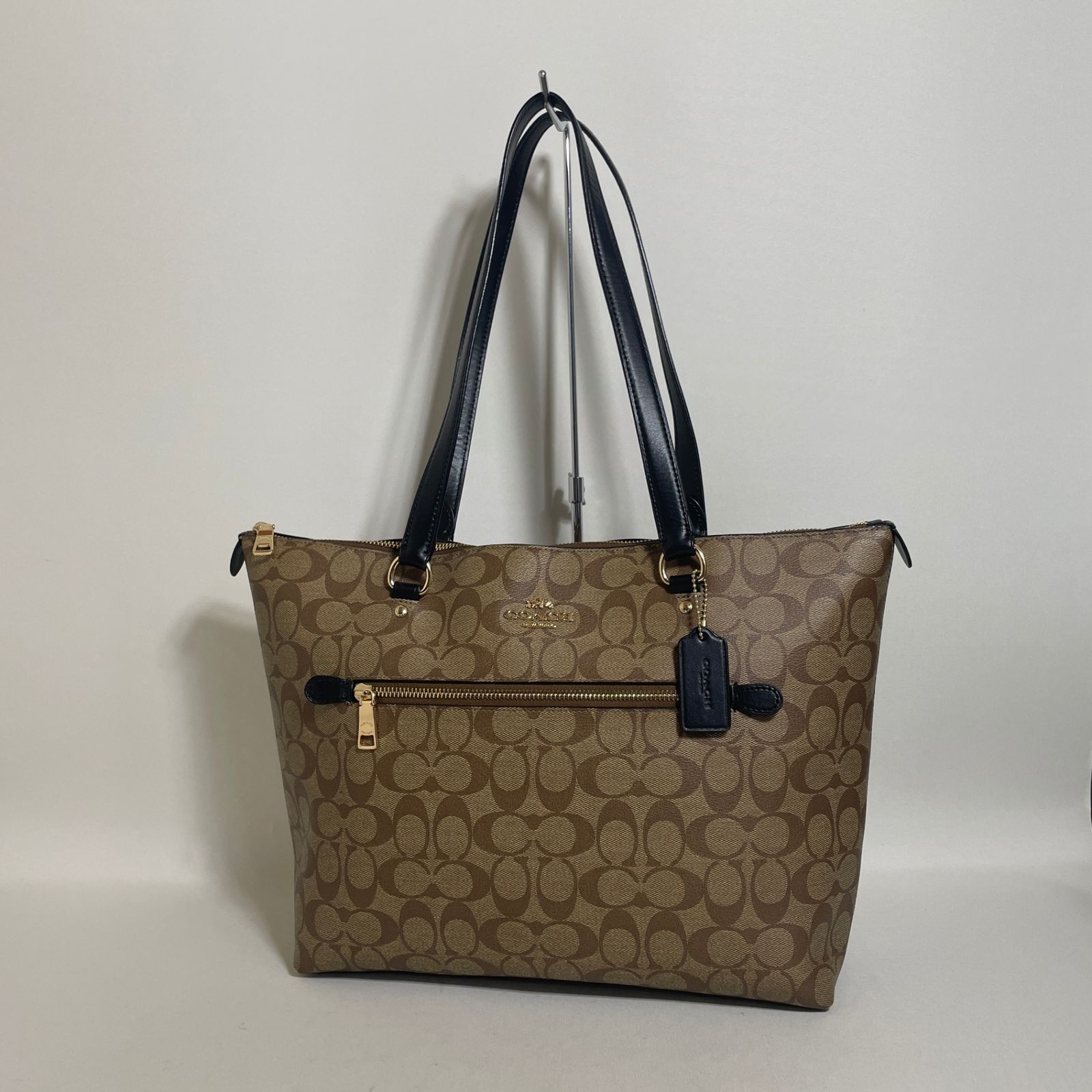COACH シグネチャー トートバッグ ブラウン ブラック 2603-201｜コーチ 