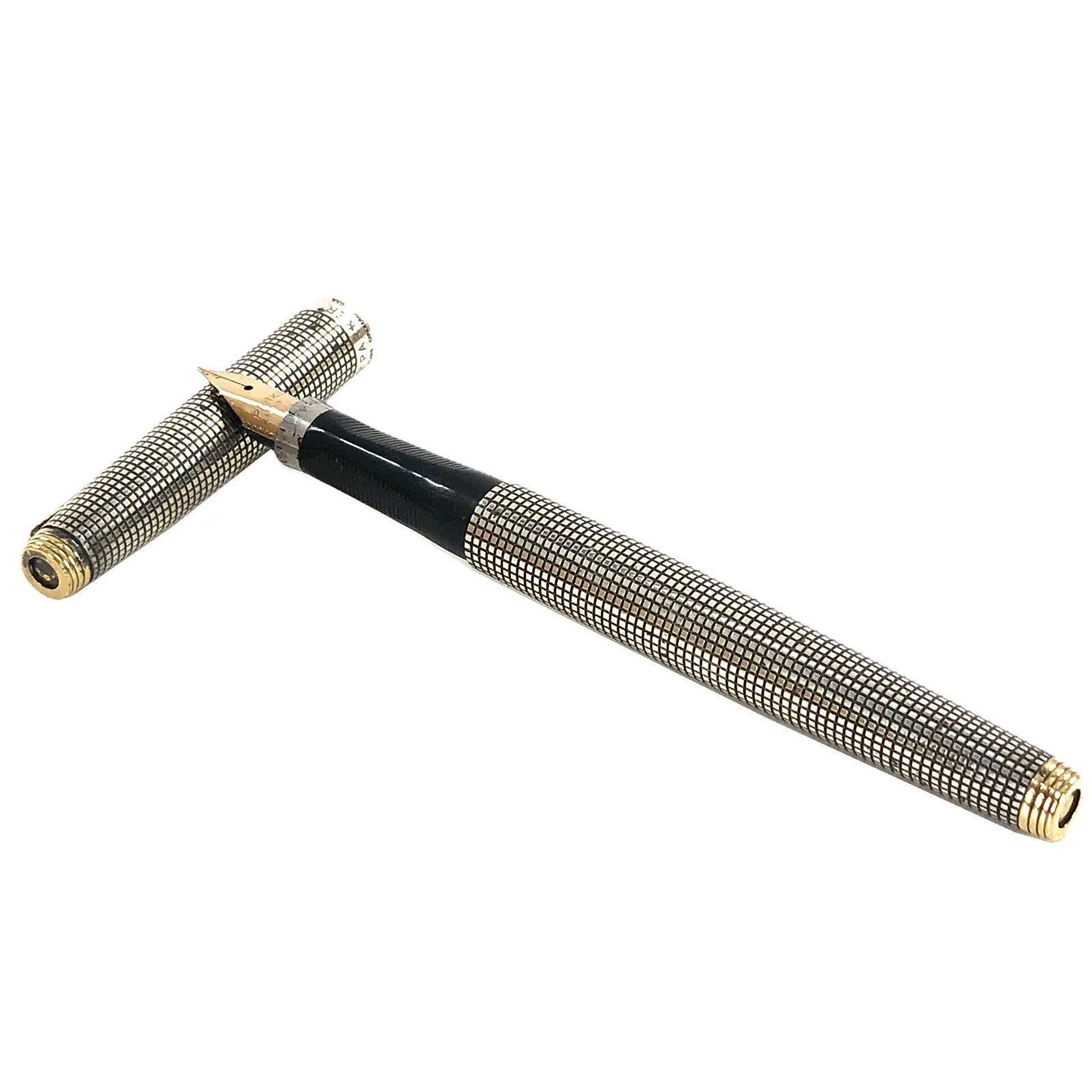 PARKER パーカー 万年筆 14K STERLING SILVER 刻印【PF-917】 - メルカリ