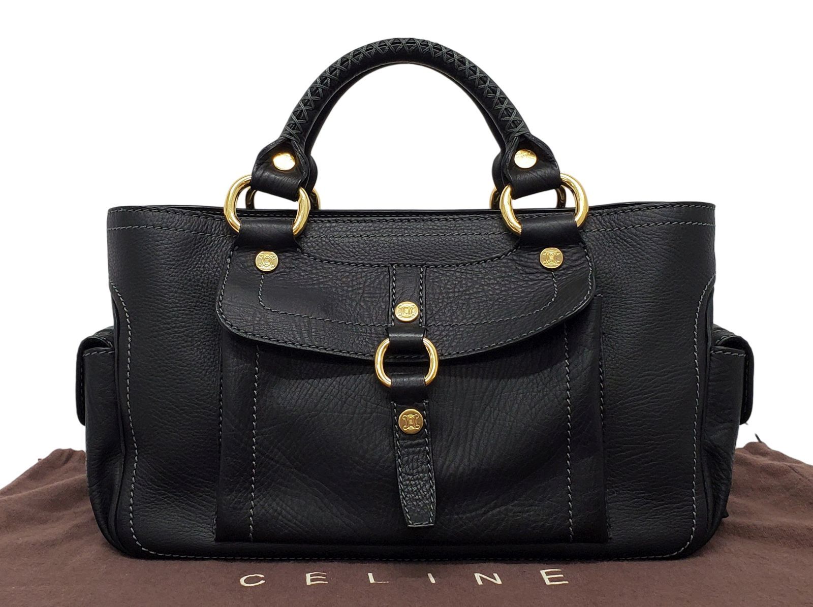 D2841◇ほぼ未使用【CELINE セリーヌ】ブギーバッグ トート