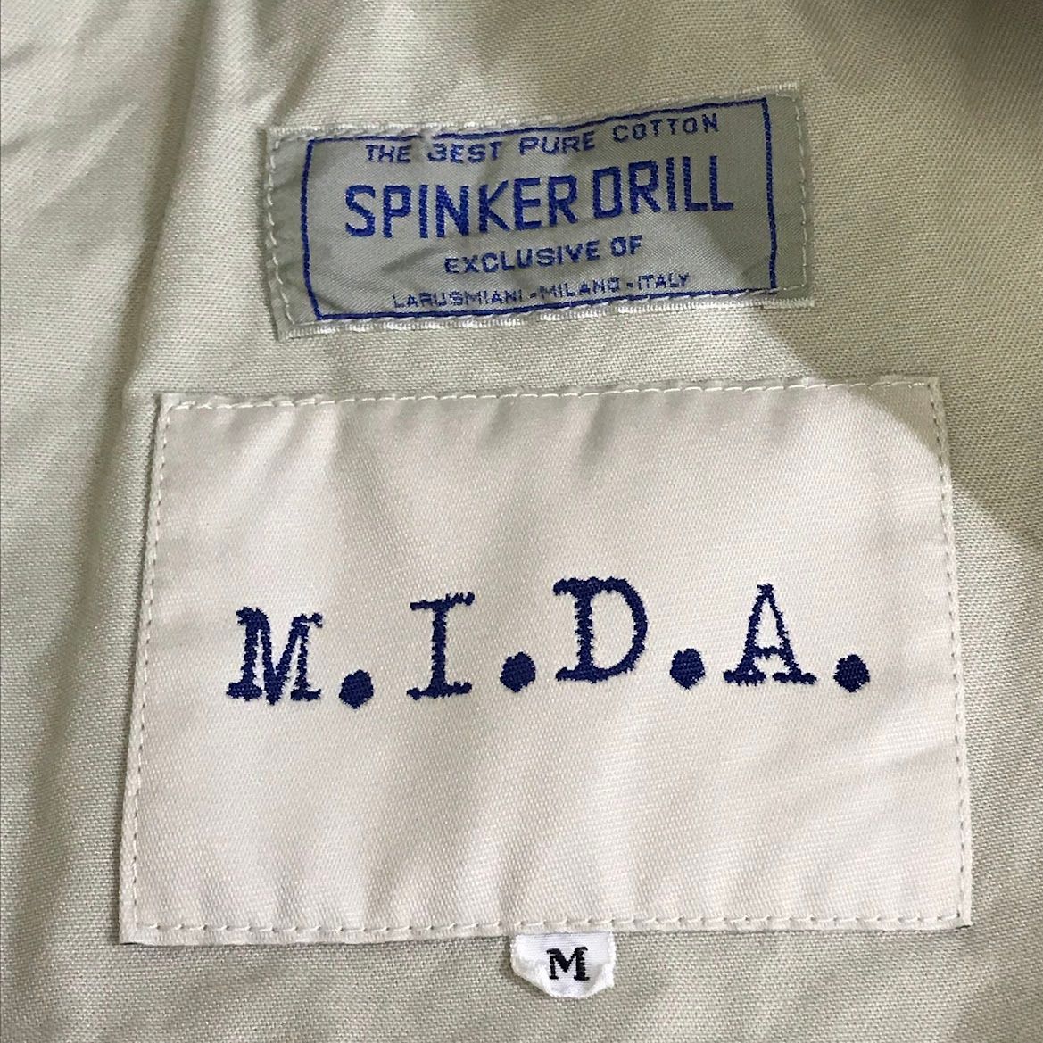 倉吉店】 中古 M.I.D.A | ミダ その他アウター SPINKER DRILL Bush