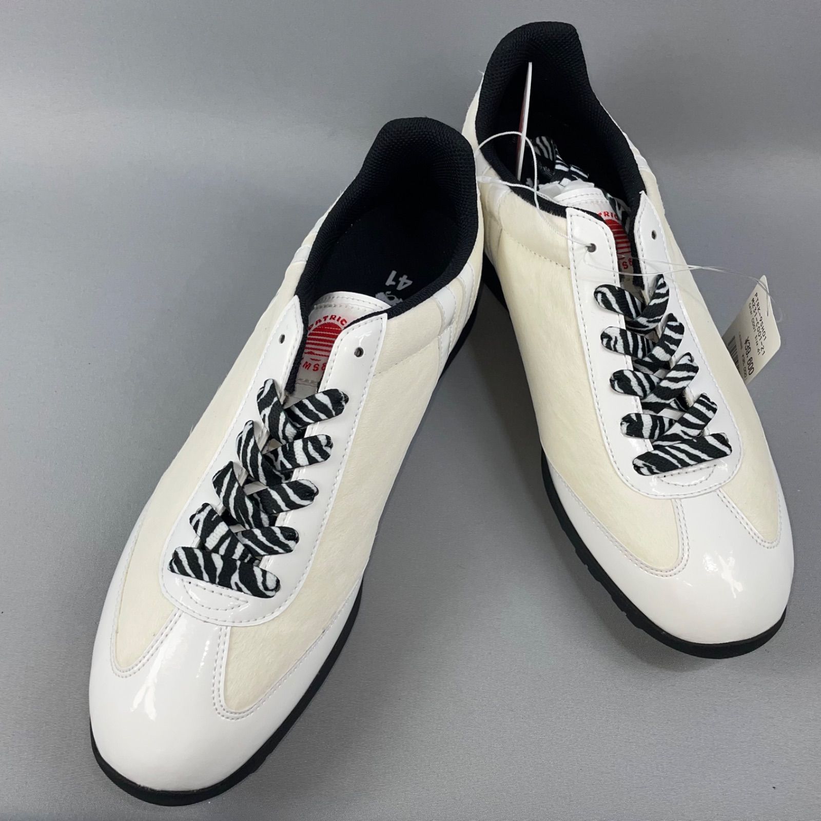 新品 未使用 パトリック パームスアンドコー ゴルフシューズ ホワイト 26.5 新品タグ付】PATRICK for PALMS&CO. ゴルフシューズ 26cm - メルカリ