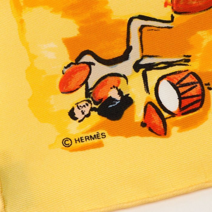 SAランク】 エルメス HERMES スカーフ カレ45 プチカレ