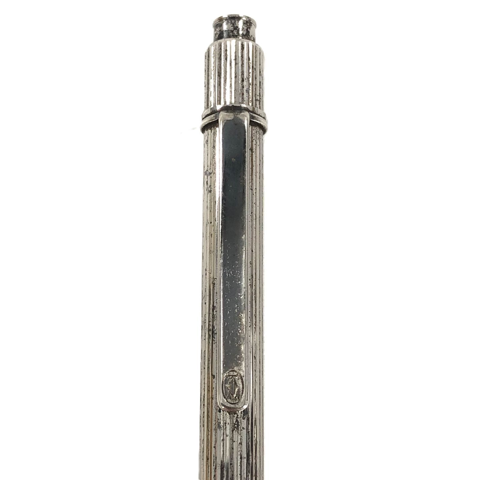 Cartier カルティエ シャープペンシル ノック式 トリニティ シルバー