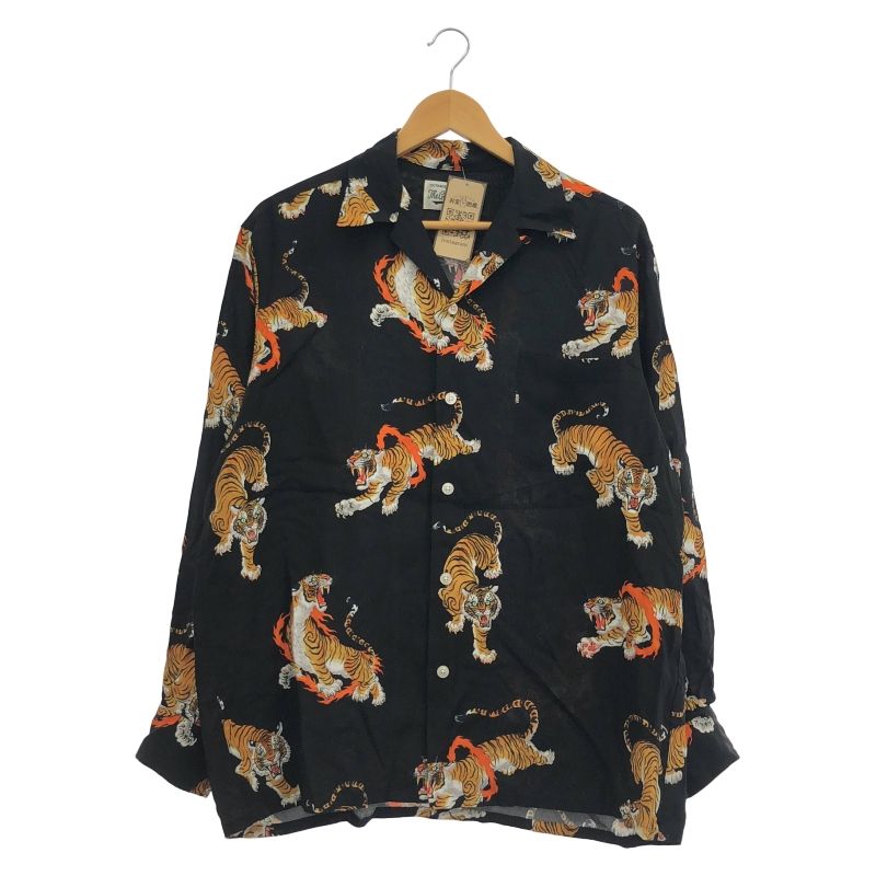 中古】WACKO MARIA The Guilty Parties 虎柄シャツ Mサイズ