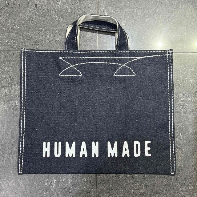 ヒューマンメイド DENIM TOTE Buy Human Made Logo Denim Tote Bag for