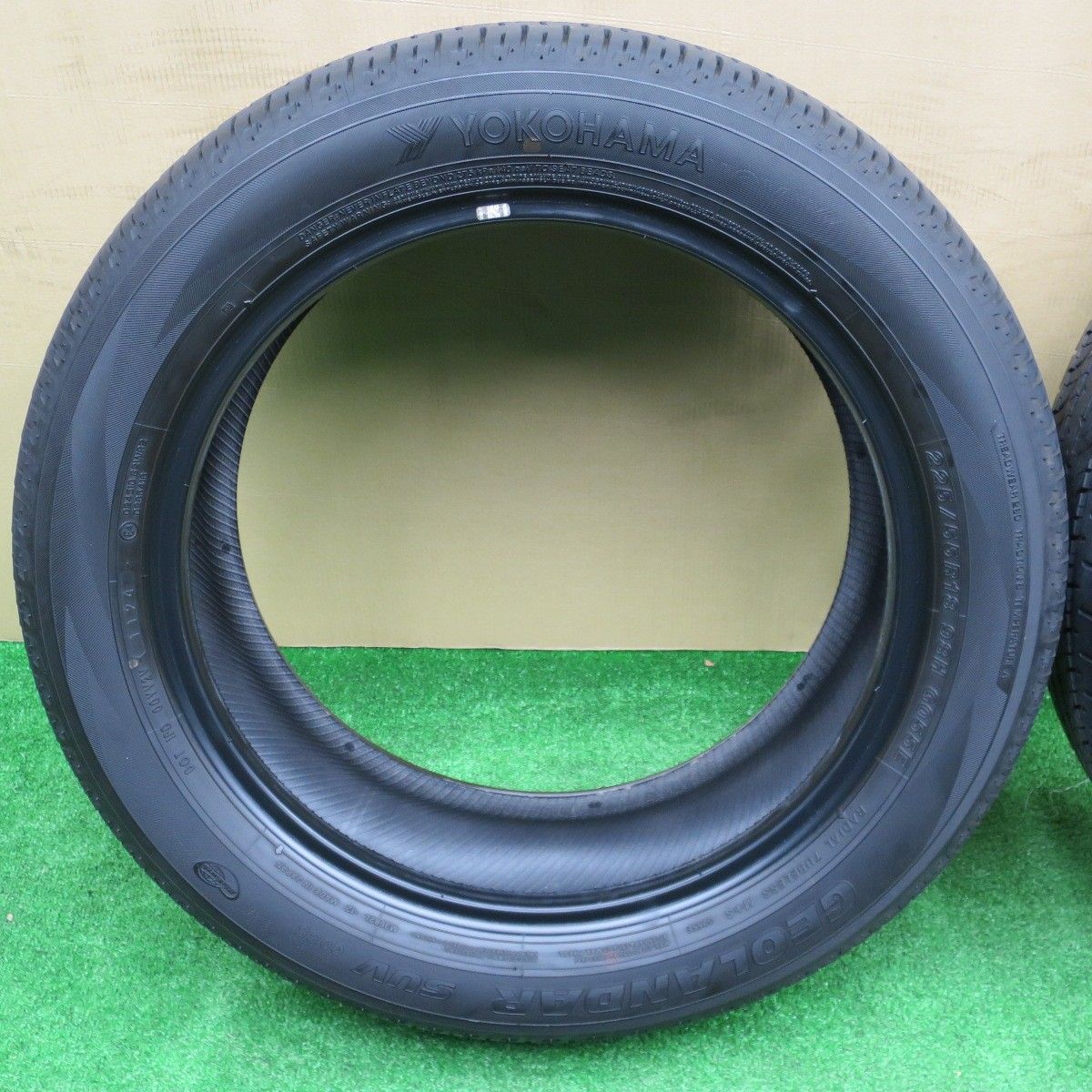 バリ溝！24年！9.5分☆225/55R18 ヨコハマ ジオランダー SUV G055 