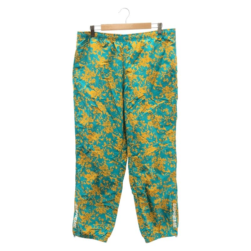 中古】Supreme 20SS Warm Up Pant Teal Floral L[79] - メルカリ