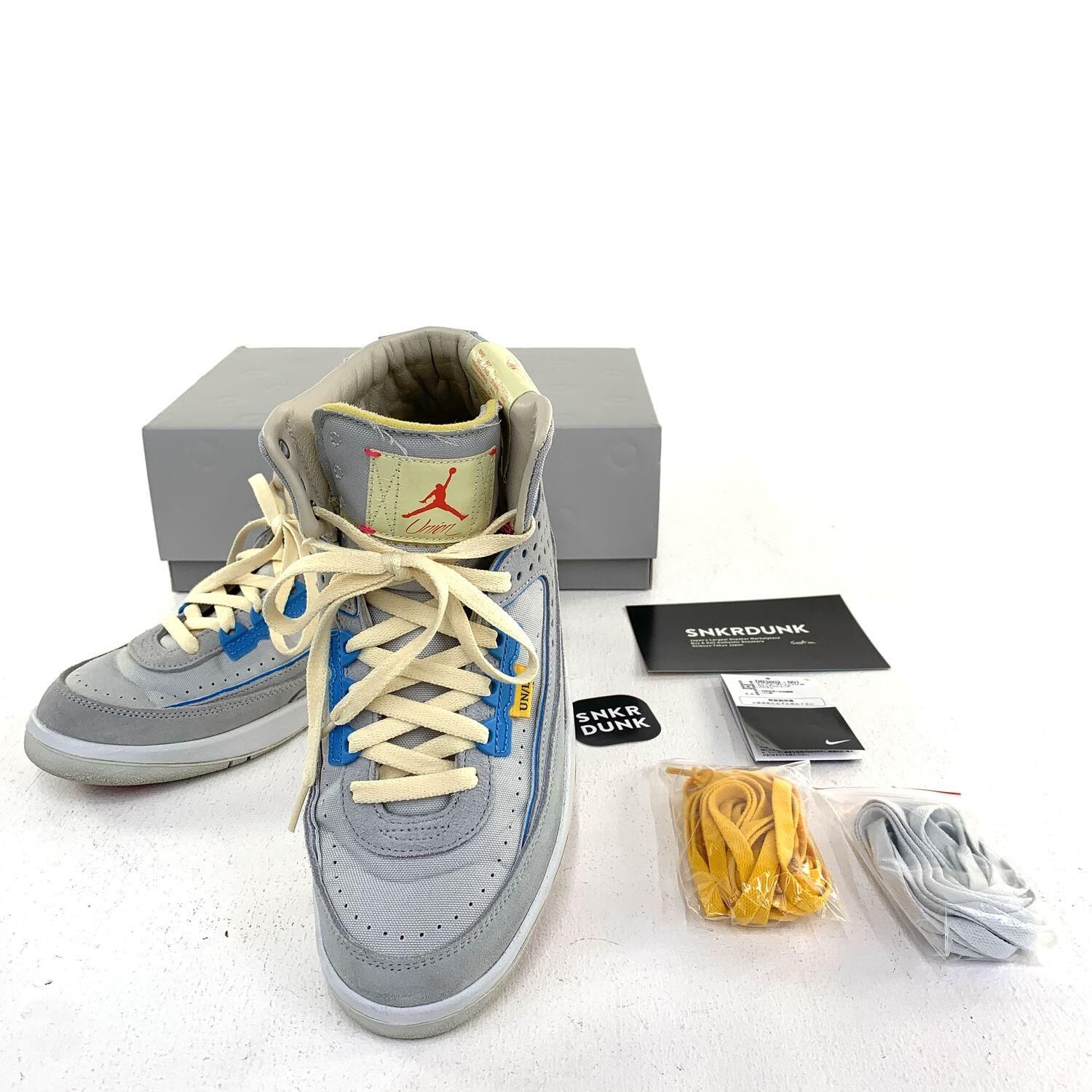 ☆加古川物流】中古 nike union air jordan 2 grey fog dn3802-001 
