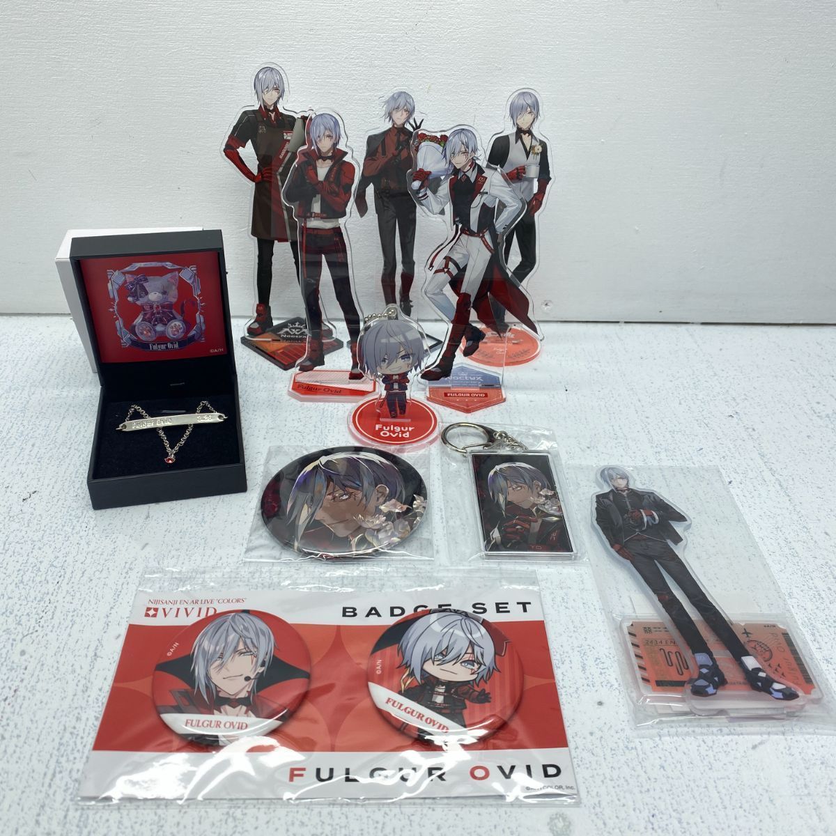 盛岡41-0050] にじさんじ NIJISANJI EN ファルガー・オーヴィド グッズ 