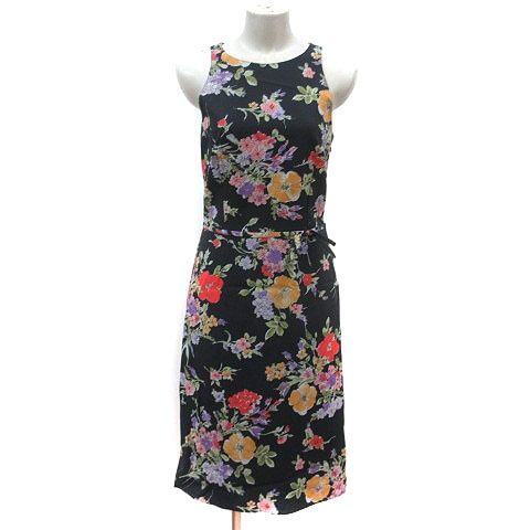 MOSCHINO COUTURE！マルチカラー ノースリーブワンピース M モスキーノチープアンドシック MOSCHINO CHEAP AND CHIC ワンピース