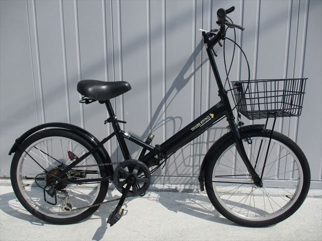 E963☆整備済み☆完成車発送☆中古折りたたみ自転車【20インチ 黒 