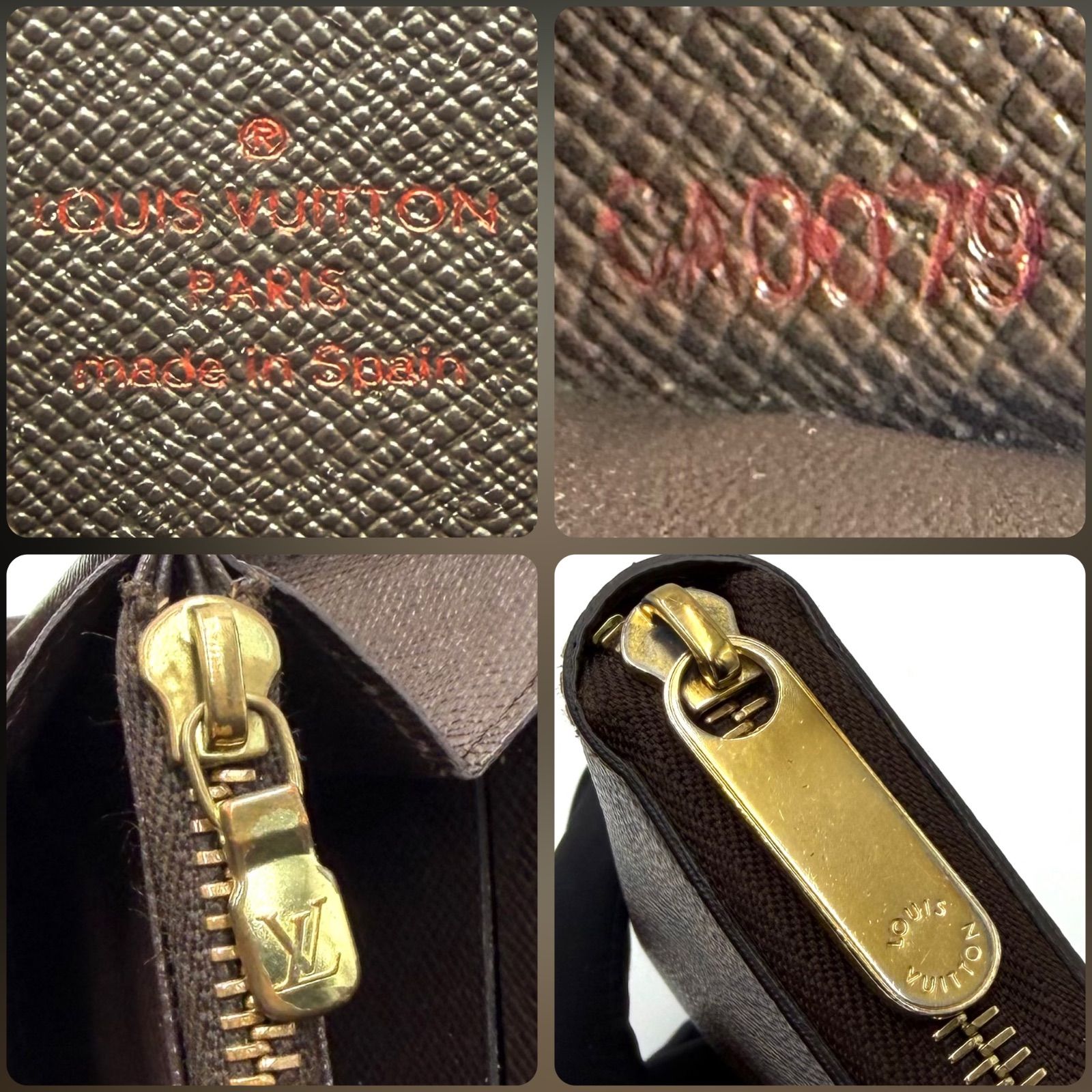 ルイヴィトン LOUIS VUITTON ダミエ ジッピーウォレット 長財布 
