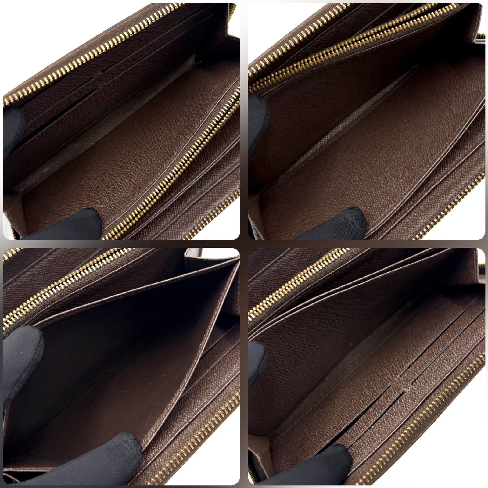 ルイヴィトン LOUIS VUITTON ダミエ ジッピーウォレット 長財布 