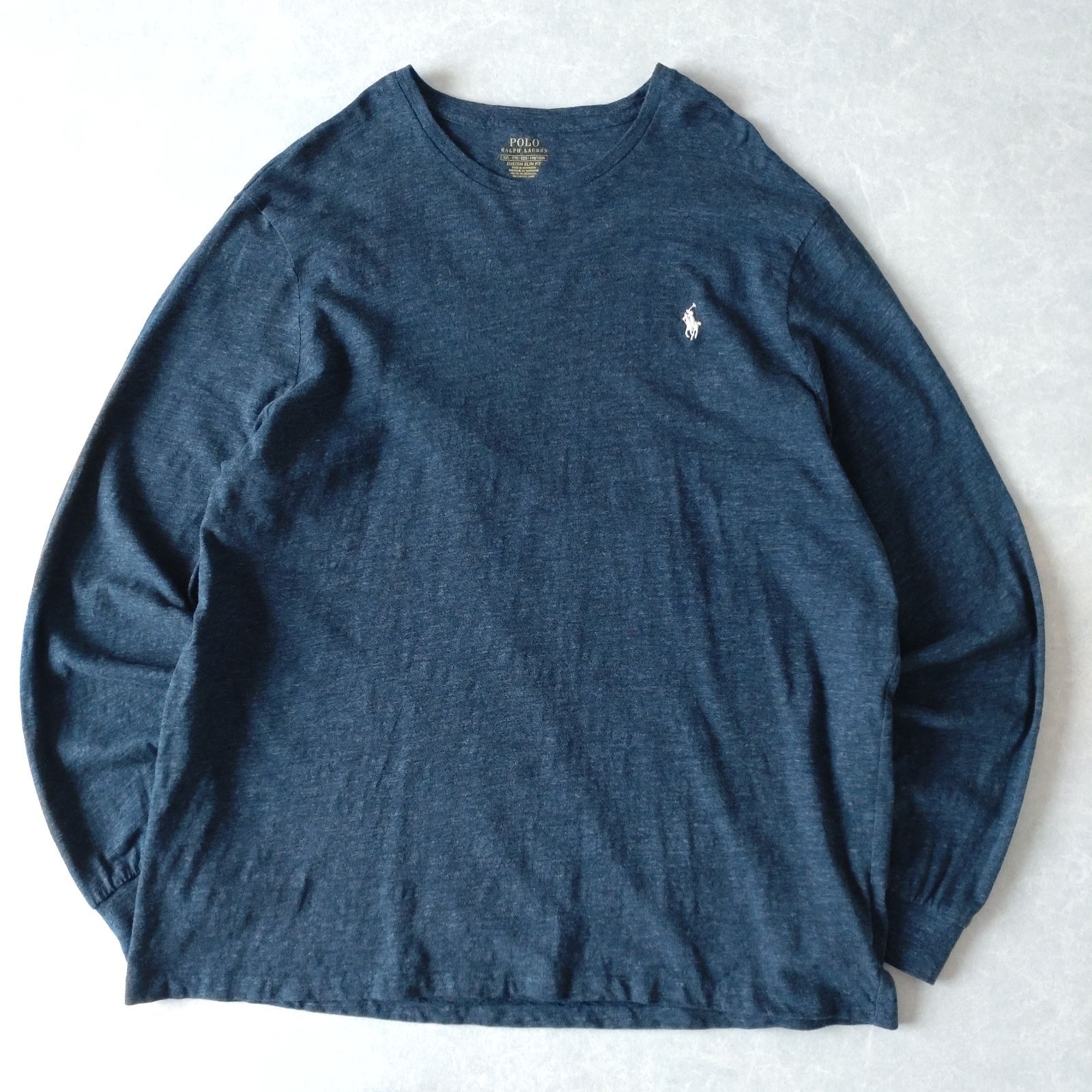□古着 POLO RALPH LAUREN ポロラルフローレン ロンT 長袖Tシャツ 